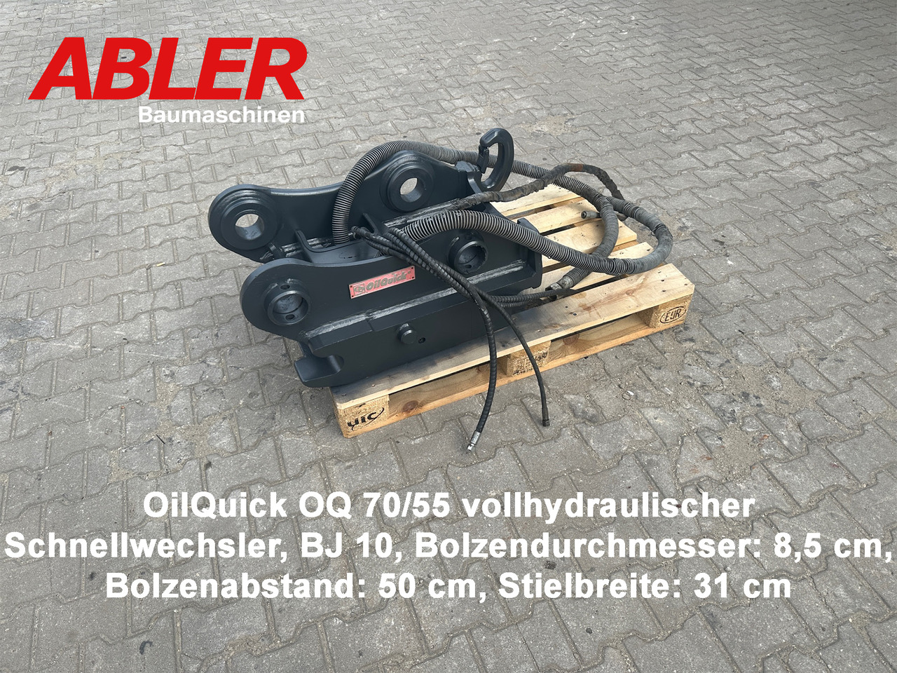 Oilquick OQ 70/55 vollhydraulischer Schnellwechsler - Ātrā sakabe: foto 1 Oilquick OQ 70/55 vollhydraulischer Schnellwechsler - Ātrā sakabe: foto 1