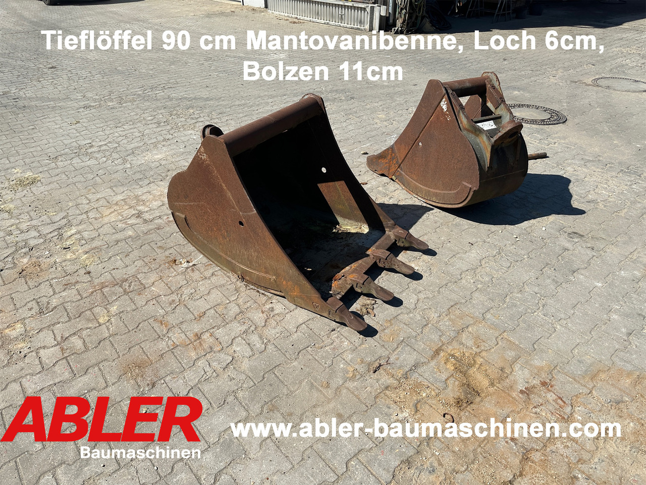 Tieflöffel Mantovanibenne 90 cm - Ekskavatora kauss - Celtniecības tehnika: foto 1 Tieflöffel Mantovanibenne 90 cm - Ekskavatora kauss - Celtniecības tehnika: foto 1