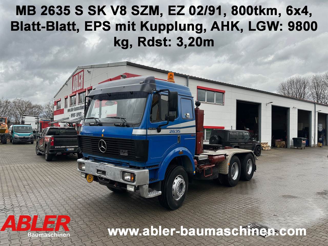 Mercedes-Benz 2635 S SK SZM 6x4 - Vilcējs: foto 1 Mercedes-Benz 2635 S SK SZM 6x4 - Vilcējs: foto 1
