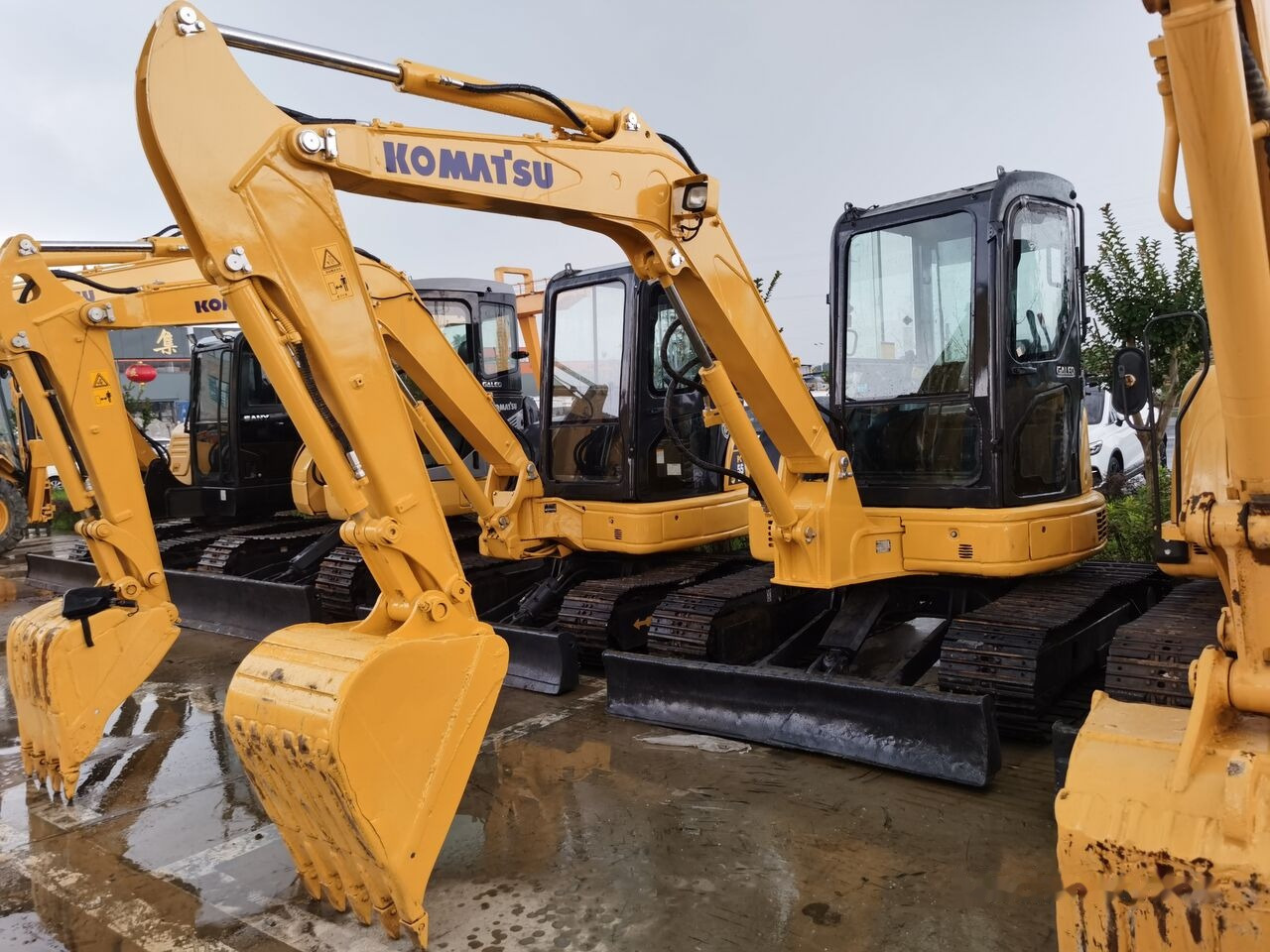 Mini-ekskavators Komatsu PC50MR: foto 6