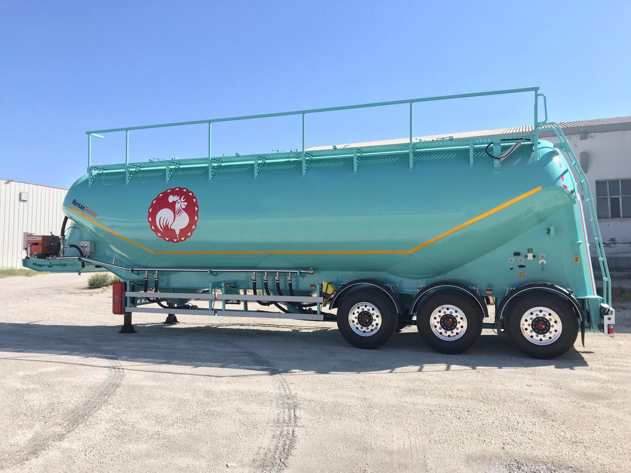 Jaunā Silosa puspiekabe pārvadāšana skābbarība NURSAN Aluminium W Type Silo: foto 13