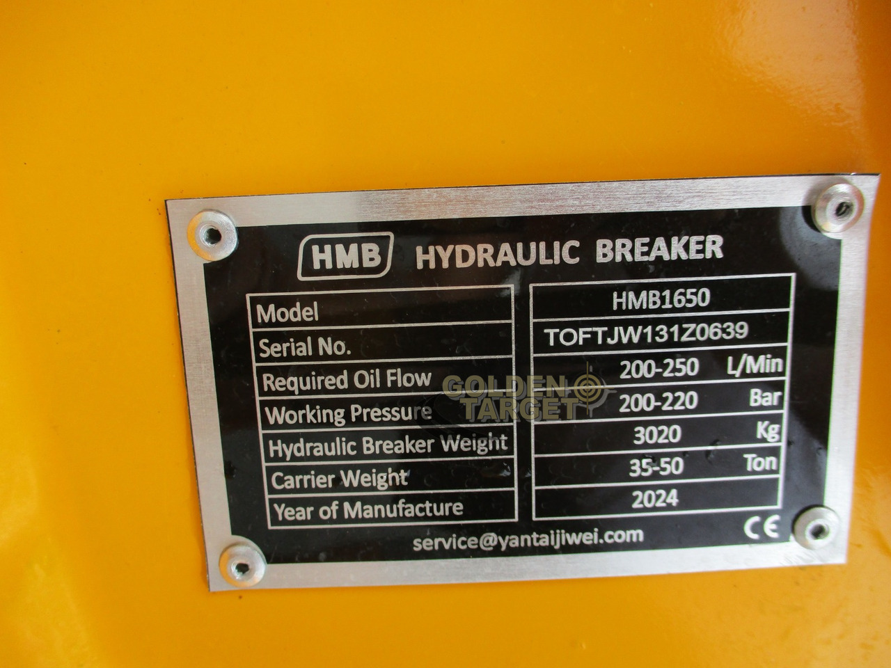 HMB 1650 Hydraulic Breaker - Hidrauliskais āmurs - Ekskavators: foto 5 HMB 1650 Hydraulic Breaker - Hidrauliskais āmurs - Ekskavators: foto 5