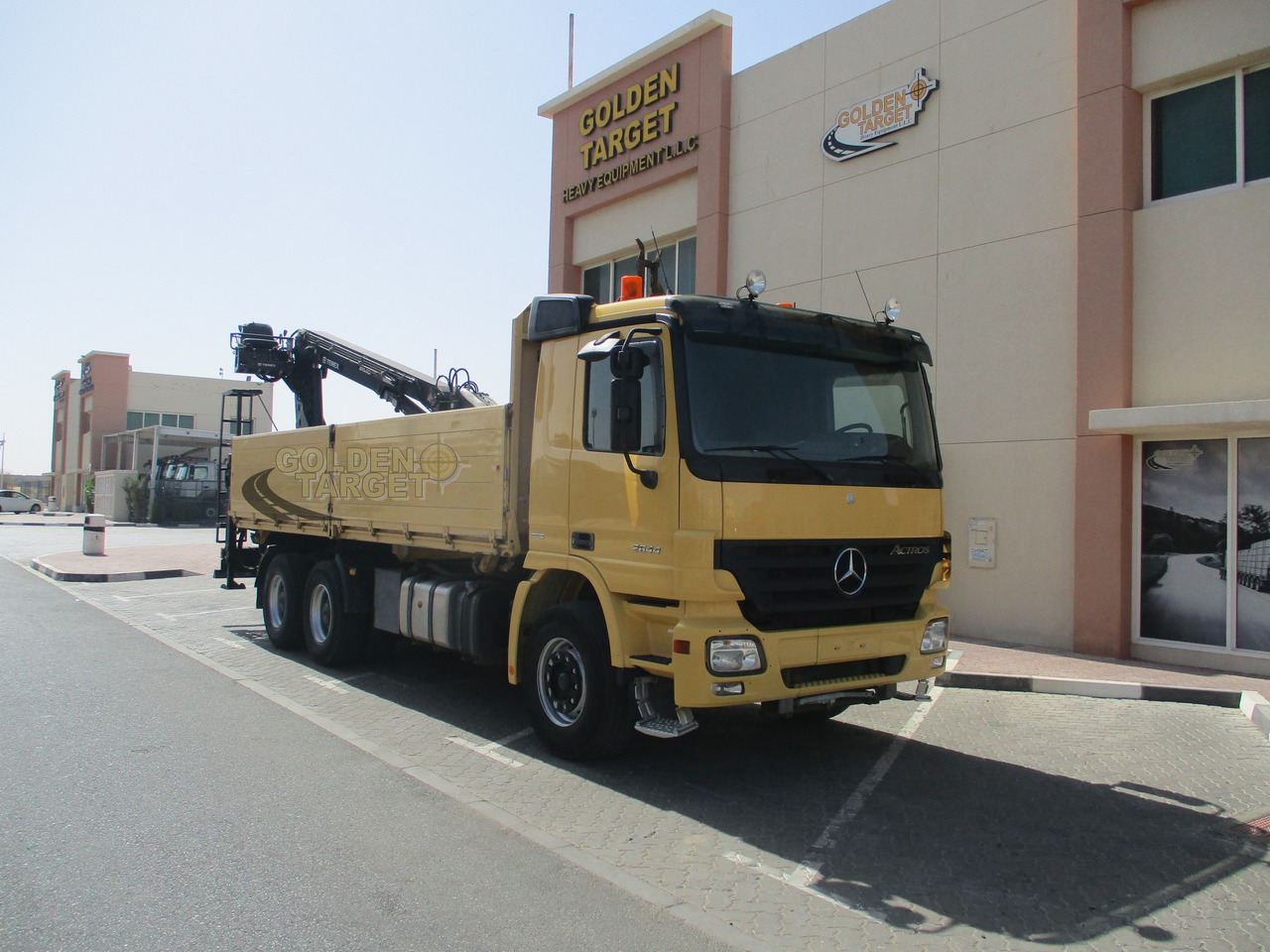 MERCEDES-BENZ ACTROS 2644 6×4 with ATLAS 165.2 Block Crane - Kravas auto ar manipulatoru: foto 1 MERCEDES-BENZ ACTROS 2644 6×4 with ATLAS 165.2 Block Crane - Kravas auto ar manipulatoru: foto 1