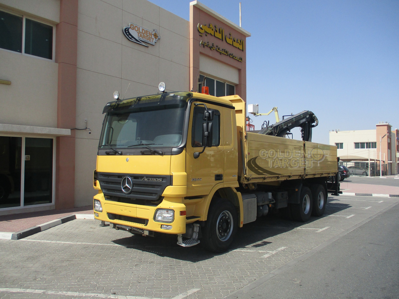 MERCEDES-BENZ ACTROS 2644 6×4 with ATLAS 165.2 Block Crane - Kravas auto ar manipulatoru: foto 2 MERCEDES-BENZ ACTROS 2644 6×4 with ATLAS 165.2 Block Crane - Kravas auto ar manipulatoru: foto 2