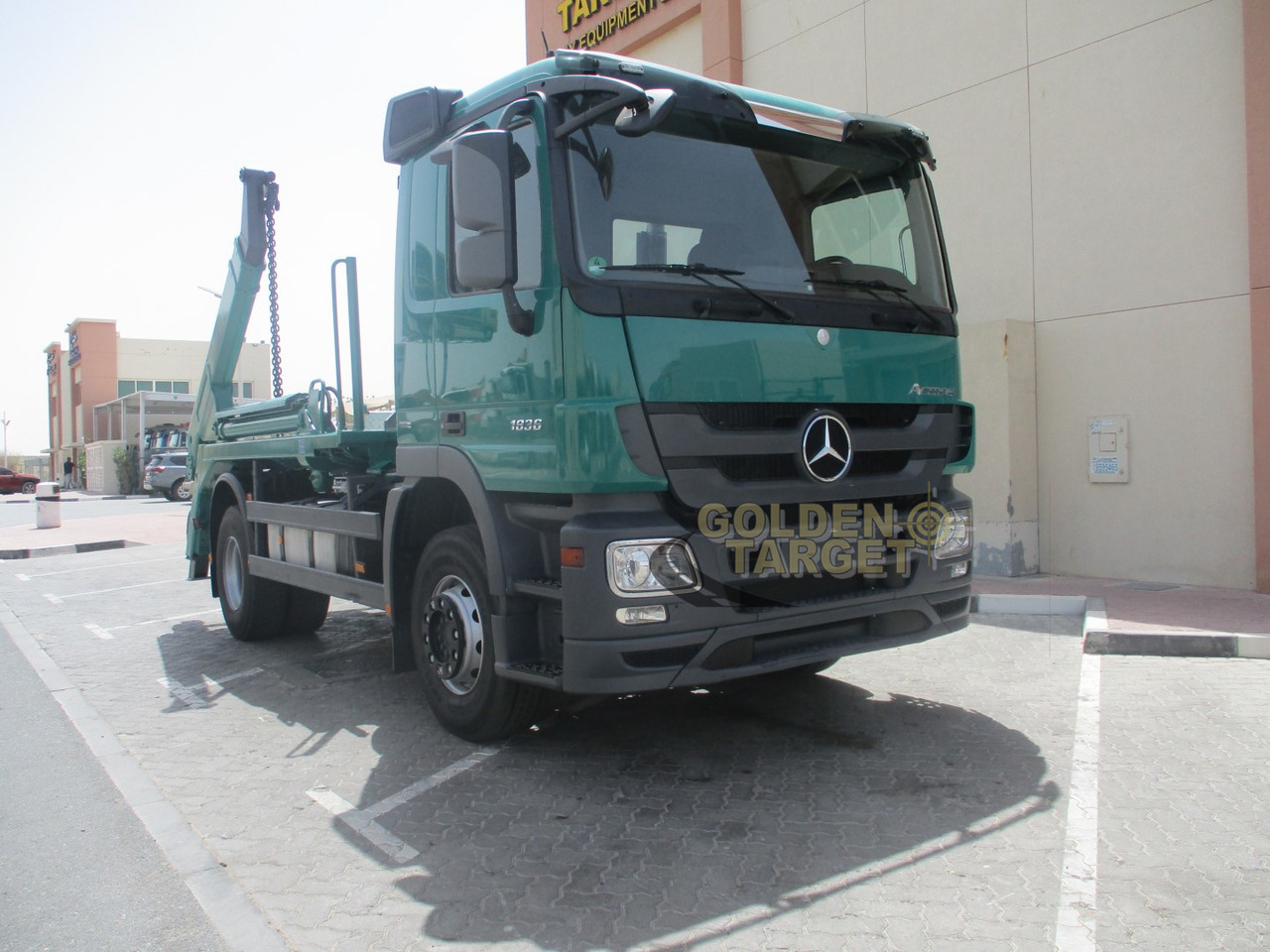 MERCEDES-BENZ Actros 1836 4x2 Skip Loader - Būvgružu konteineru vedējs: foto 1 MERCEDES-BENZ Actros 1836 4x2 Skip Loader - Būvgružu konteineru vedējs: foto 1