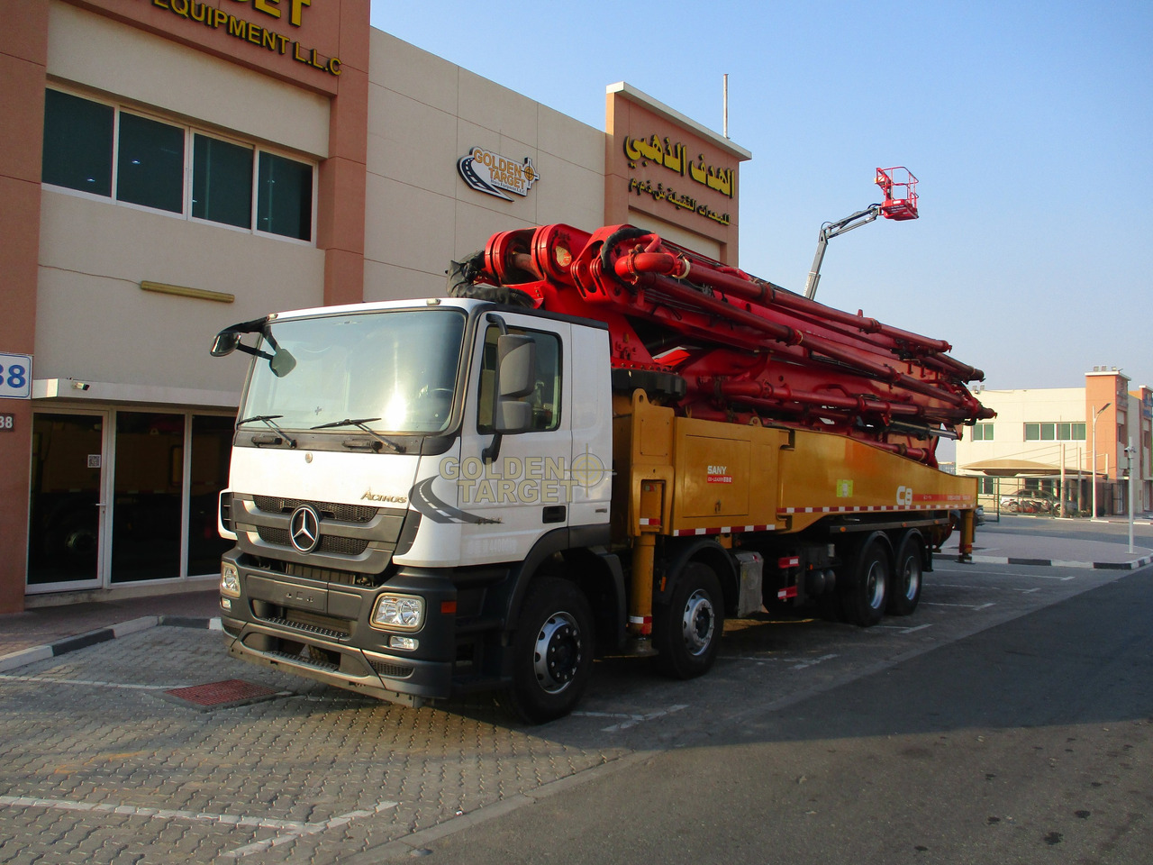 Mercedes ACTROS 4144 8x4 SANY 56m Concrete Pump - Betona sūknis: foto 2 Mercedes ACTROS 4144 8x4 SANY 56m Concrete Pump - Betona sūknis: foto 2