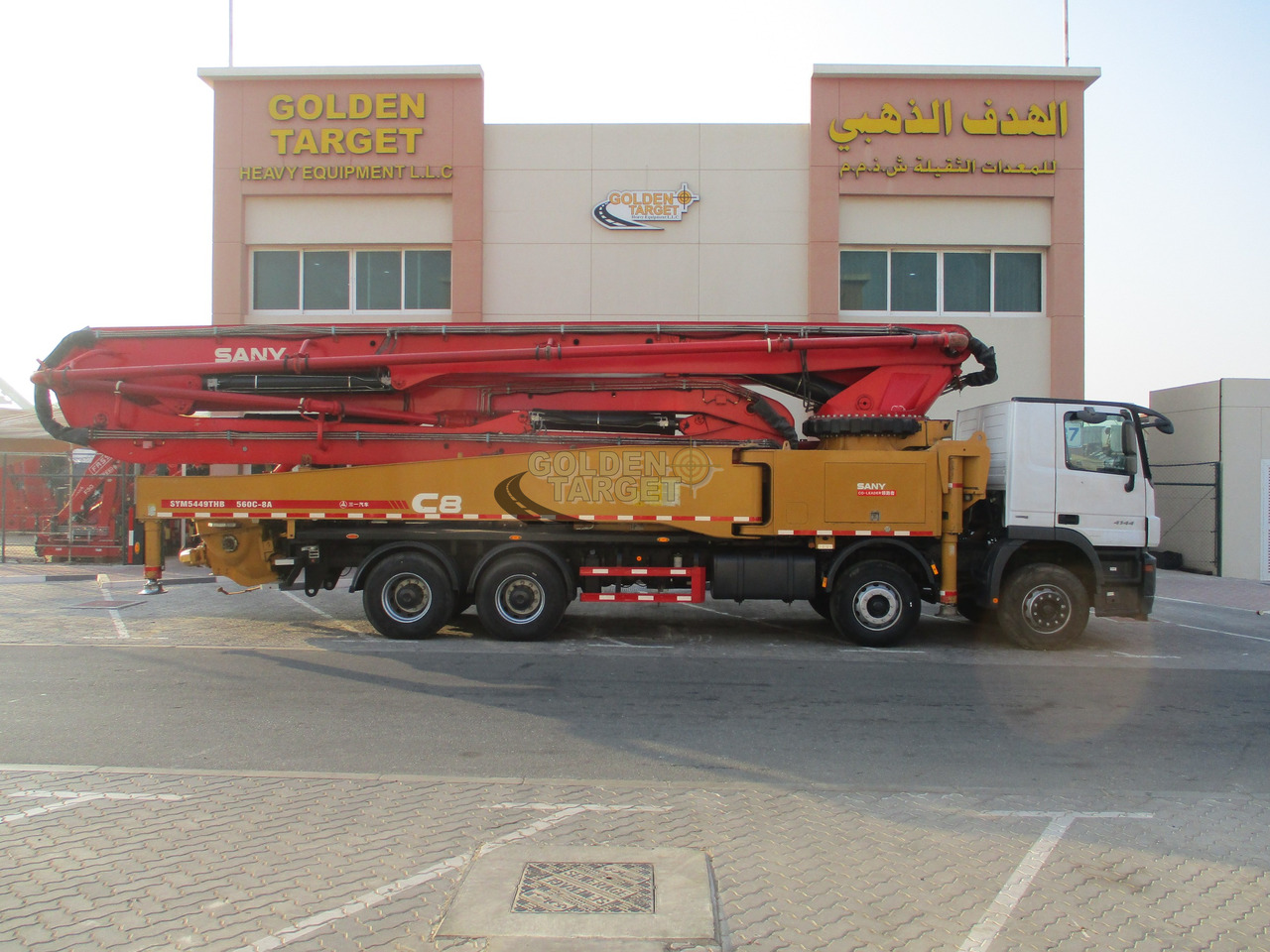 Mercedes ACTROS 4144 8x4 SANY 56m Concrete Pump - Betona sūknis: foto 5 Mercedes ACTROS 4144 8x4 SANY 56m Concrete Pump - Betona sūknis: foto 5