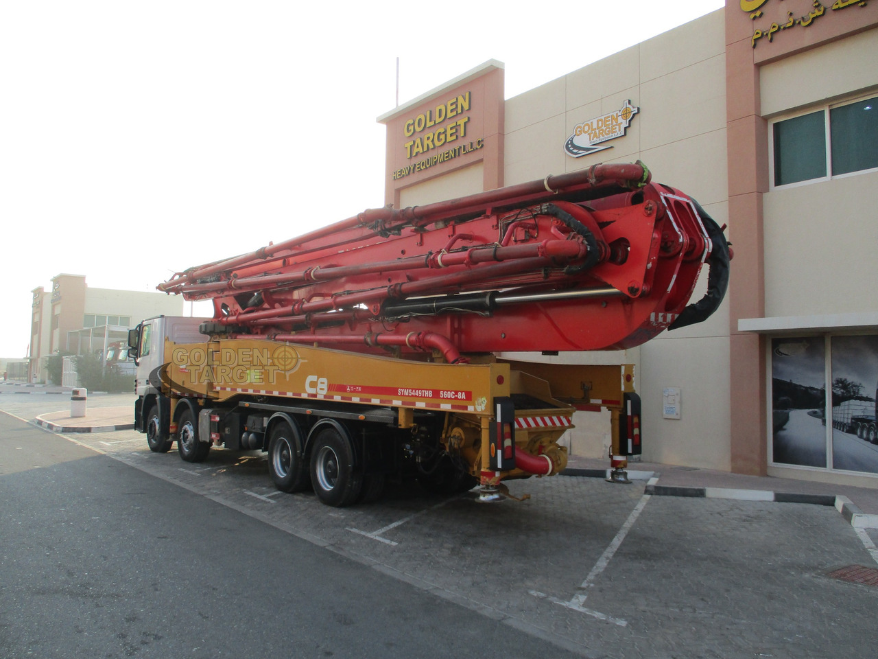 Mercedes ACTROS 4144 8x4 SANY 56m Concrete Pump - Betona sūknis: foto 4 Mercedes ACTROS 4144 8x4 SANY 56m Concrete Pump - Betona sūknis: foto 4