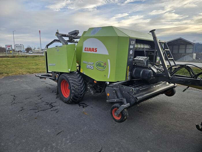 Claas Rollant 355 RC Uniwrap - Rituļu prese, Ruļļu ietinējs: foto 2 Claas Rollant 355 RC Uniwrap - Rituļu prese, Ruļļu ietinējs: foto 2