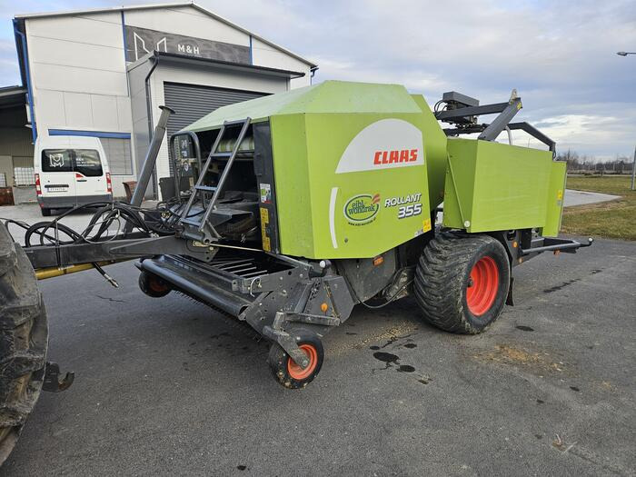 Claas Rollant 355 RC Uniwrap - Rituļu prese, Ruļļu ietinējs: foto 1 Claas Rollant 355 RC Uniwrap - Rituļu prese, Ruļļu ietinējs: foto 1