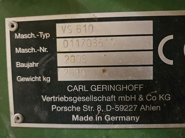 Geringhoff VarioStar 610 - Labības heders: foto 4 Geringhoff VarioStar 610 - Labības heders: foto 4