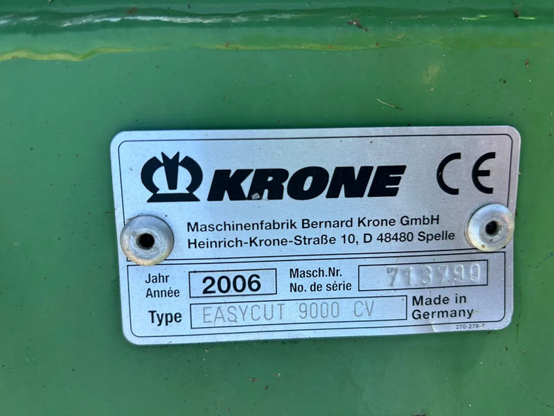 Pļāvējs Krone Easycut 9140 CV triple maaier: foto 20