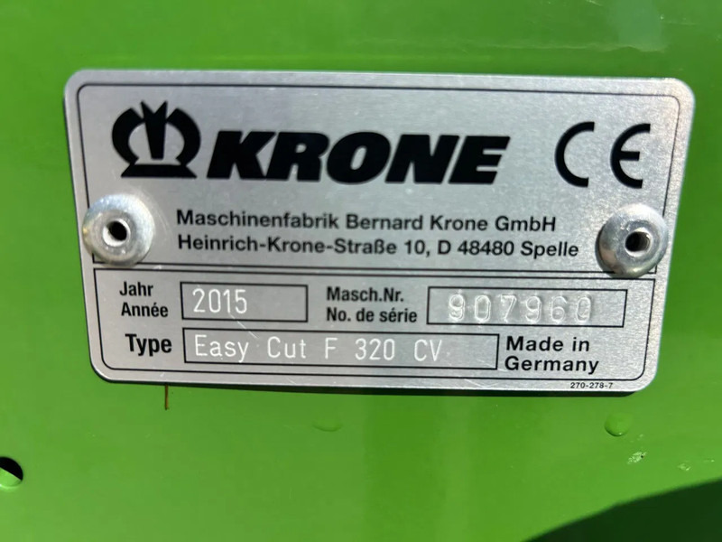 Krone Easycut 9140 CV triple maaier - Pļāvējs: foto 3 Krone Easycut 9140 CV triple maaier - Pļāvējs: foto 3