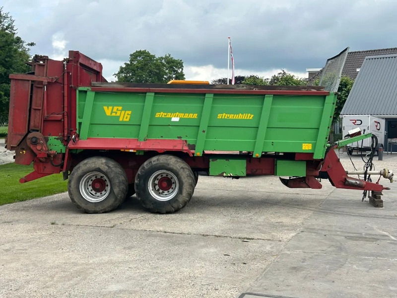 Strautmann VS 16 mestwagen Breedstrooier Mest Compost - Organisko mēslu izkliedētājs: foto 4 Strautmann VS 16 mestwagen Breedstrooier Mest Compost - Organisko mēslu izkliedētājs: foto 4