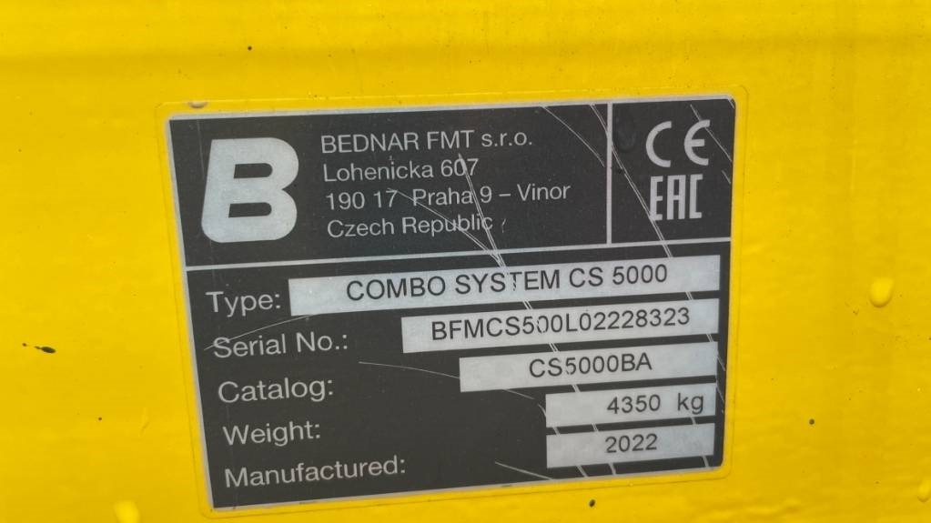 Bednar ComboSystem CS 5000 - Sējmašīna: foto 4 Bednar ComboSystem CS 5000 - Sējmašīna: foto 4