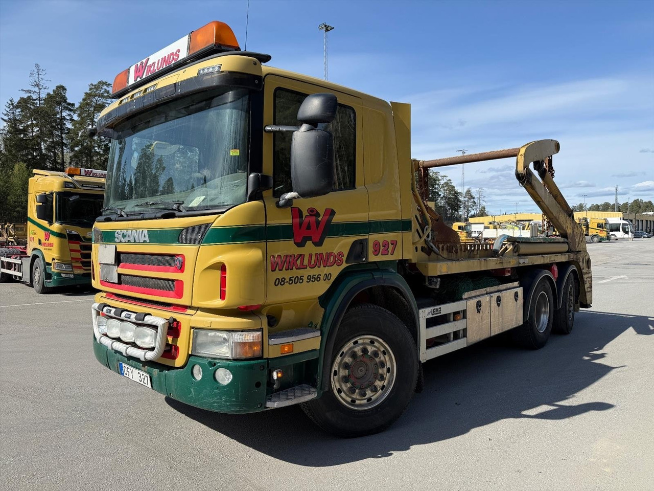 Liftdumper Scania P360LB6X2*4HSA -2010 - Būvgružu konteineru vedējs: foto 1 Liftdumper Scania P360LB6X2*4HSA -2010 - Būvgružu konteineru vedējs: foto 1
