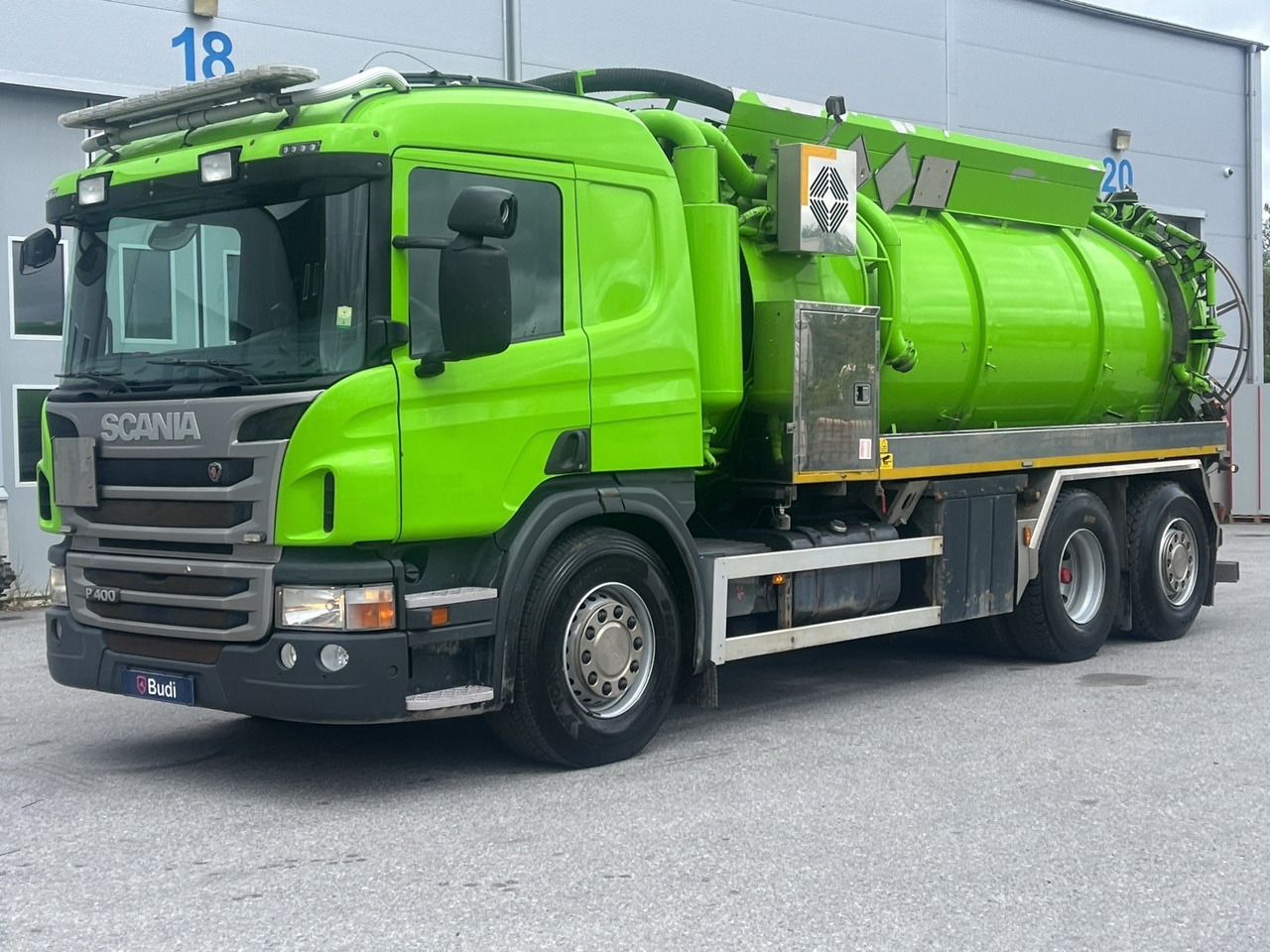 Slamsugare Scania P400 6X2-4 -2012 | Korp & Son | ADR - Asenizācijas mašīna: foto 1 Slamsugare Scania P400 6X2-4 -2012 | Korp & Son | ADR - Asenizācijas mašīna: foto 1