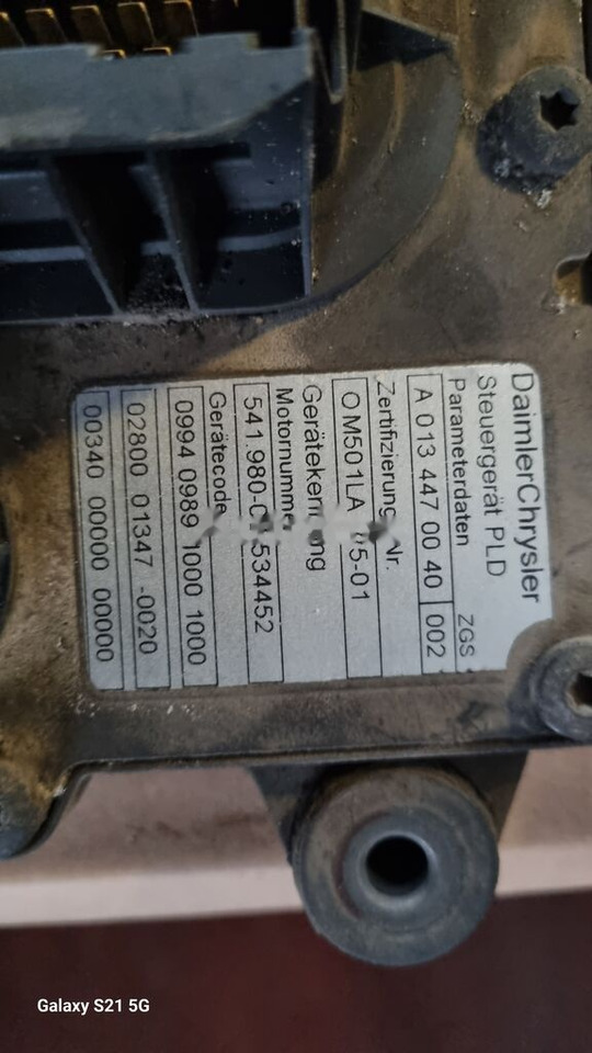 Mercedes-Benz PLD MODUL Mercedes-Benz ACTROS MP2 MP3 - Elektroniskais vadības bloks (ECU) - Kravas automašīna: foto 3 Mercedes-Benz PLD MODUL Mercedes-Benz ACTROS MP2 MP3 - Elektroniskais vadības bloks (ECU) - Kravas automašīna: foto 3