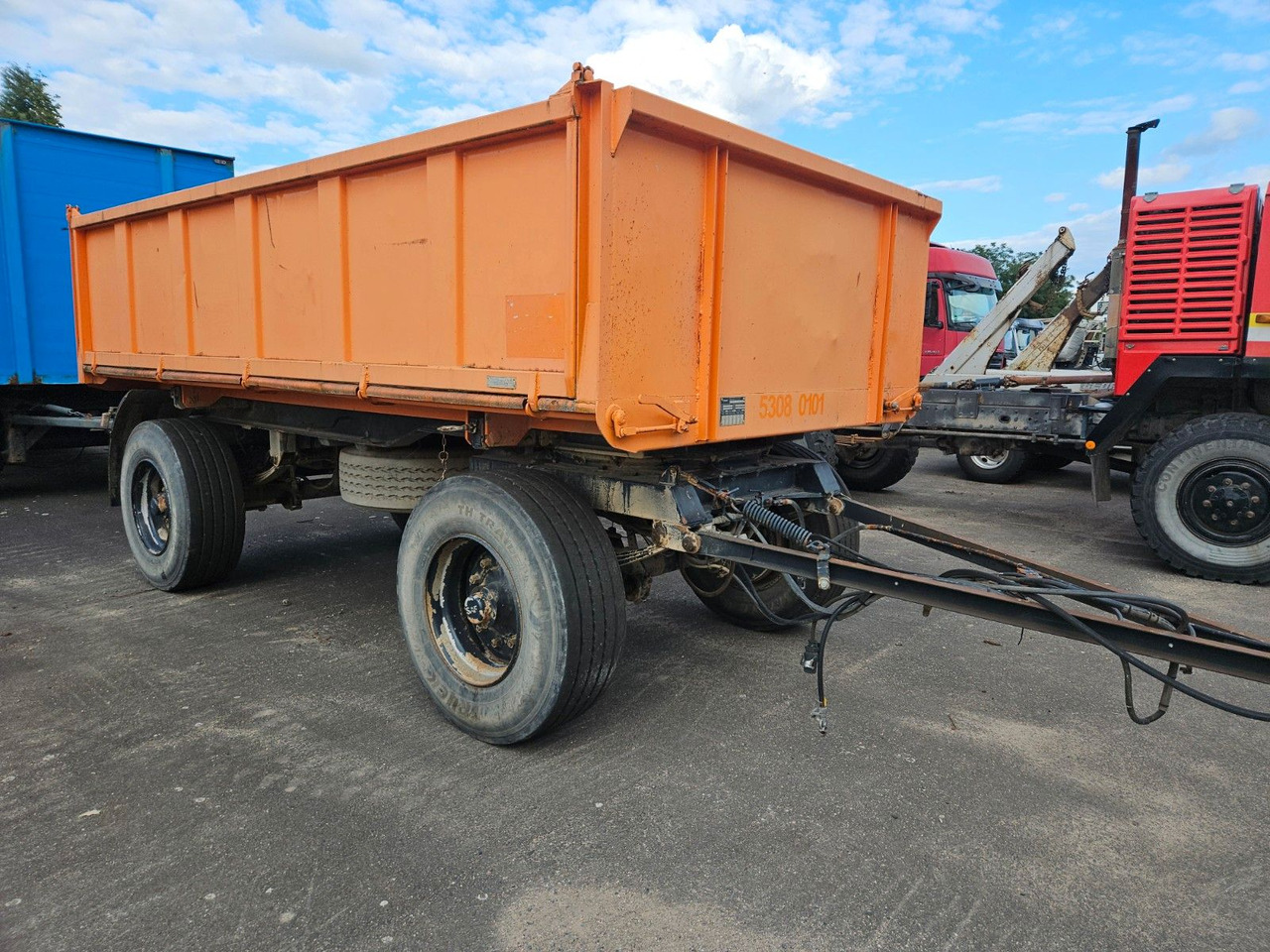 Tebbe ZK 180 Dreiseitenkipper - Piekabe pašizgāzējs: foto 2 Tebbe ZK 180 Dreiseitenkipper - Piekabe pašizgāzējs: foto 2