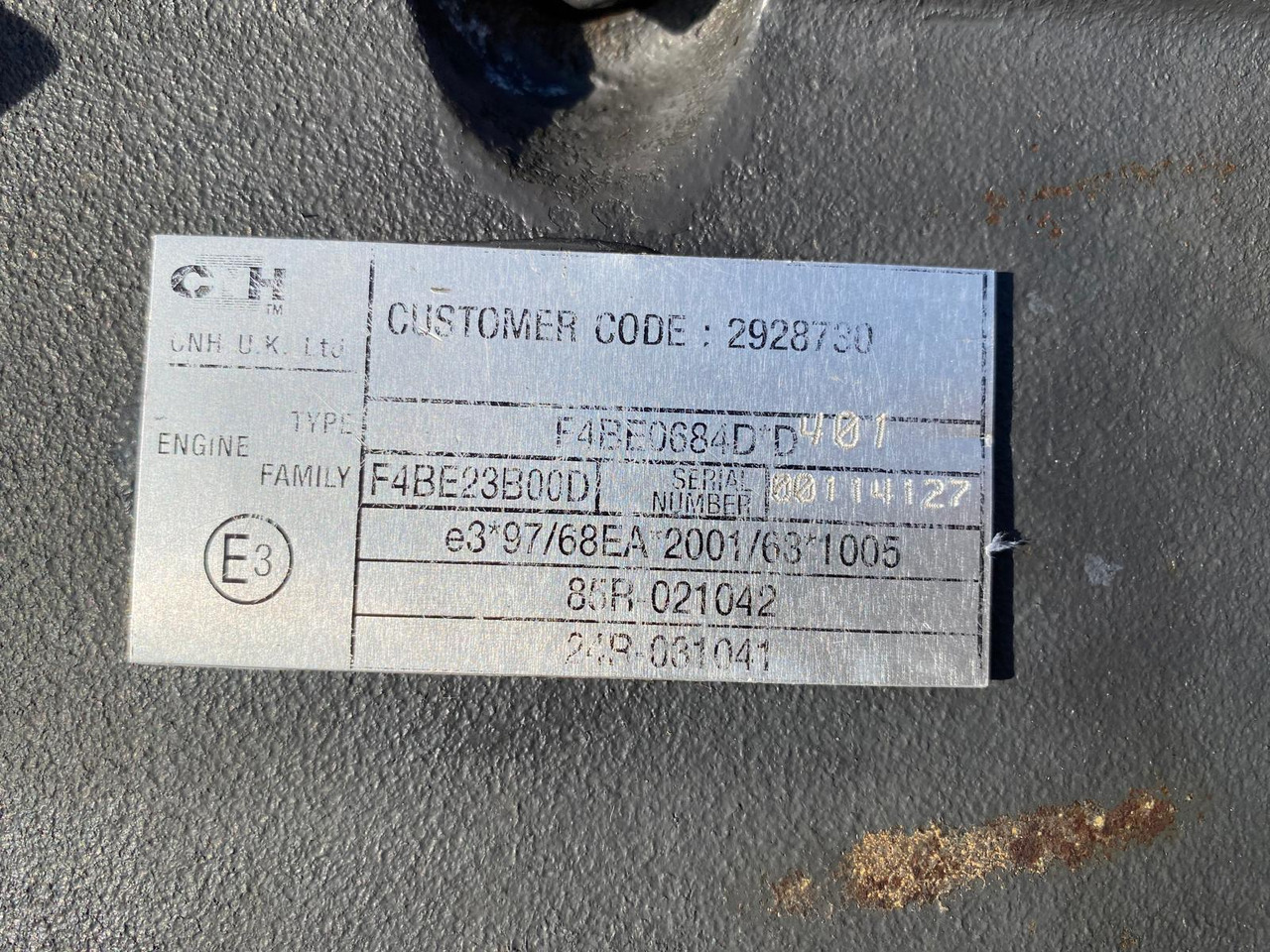 CNH Iveco F4BE 0684D aus Case WX 165 - Dzinējs - Celtniecības tehnika: foto 3 CNH Iveco F4BE 0684D aus Case WX 165 - Dzinējs - Celtniecības tehnika: foto 3