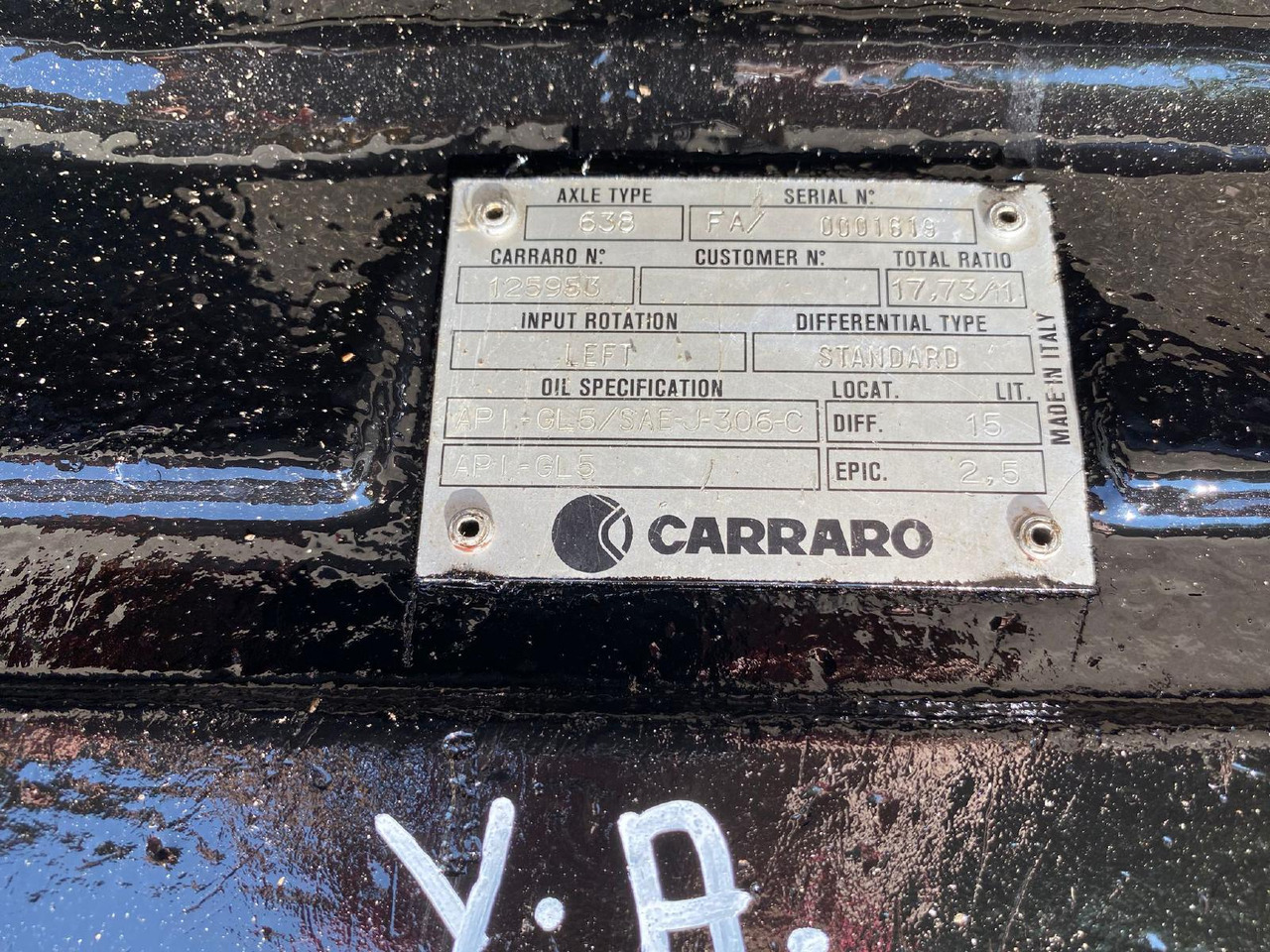 Carraro 638 aus Case 888P - Asis un rezerves daļas - Celtniecības tehnika: foto 2 Carraro 638 aus Case 888P - Asis un rezerves daļas - Celtniecības tehnika: foto 2