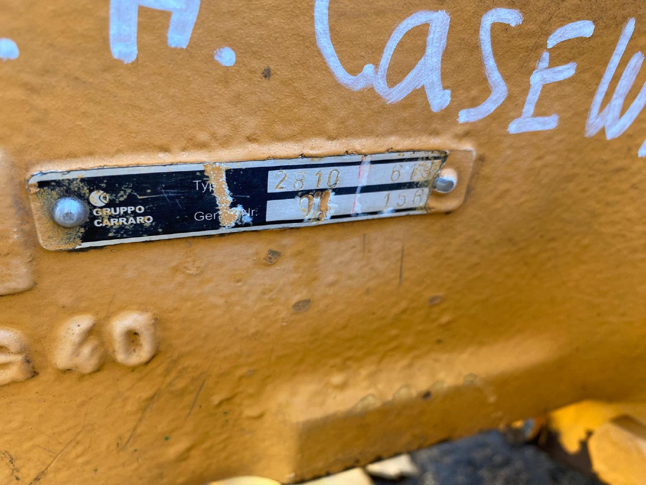 Asis un rezerves daļas - Celtniecības tehnika Carraro aus Case WX 165: foto 13