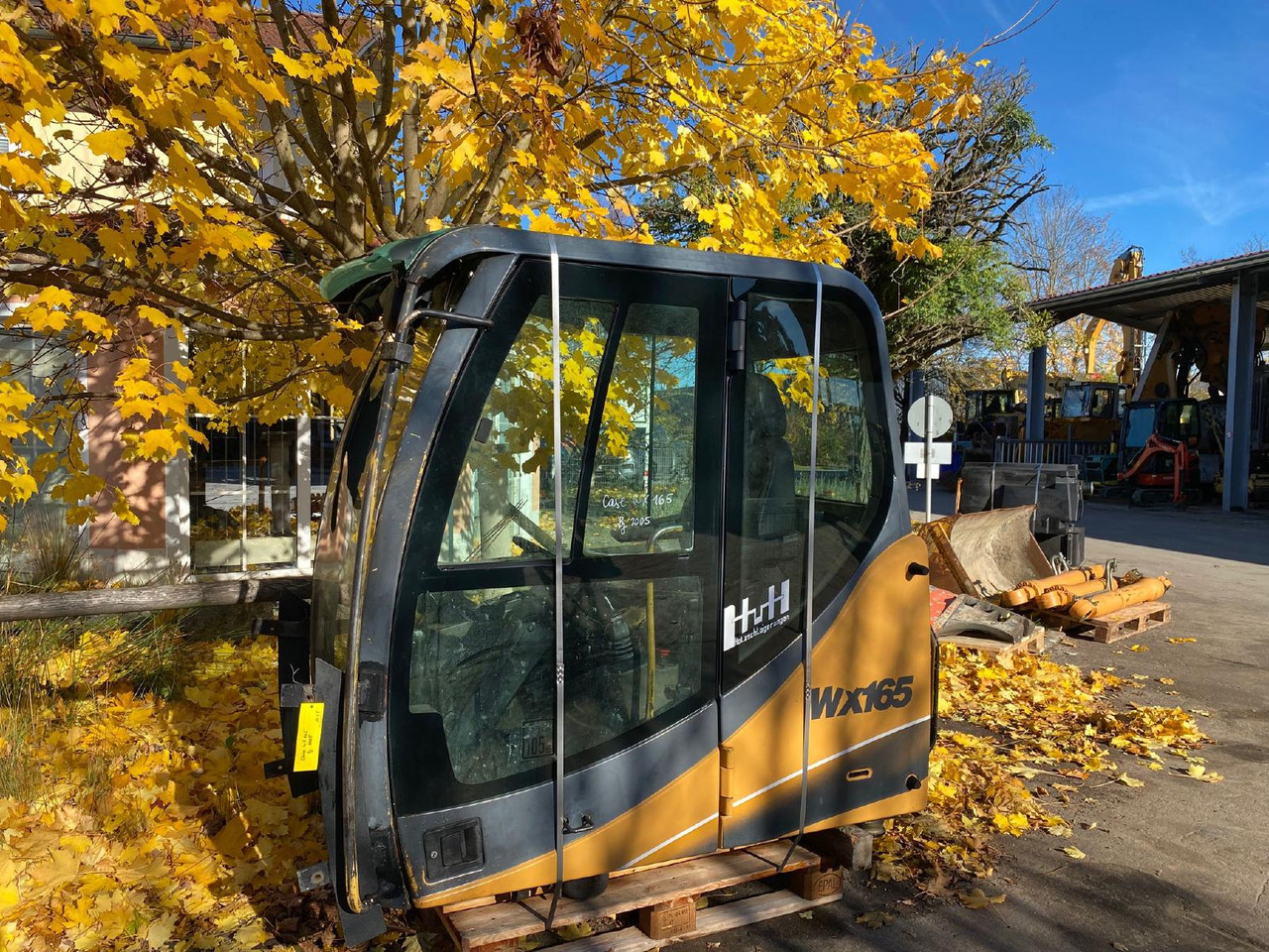 Case WX 165 - Kabīne - Celtniecības tehnika: foto 1 Case WX 165 - Kabīne - Celtniecības tehnika: foto 1