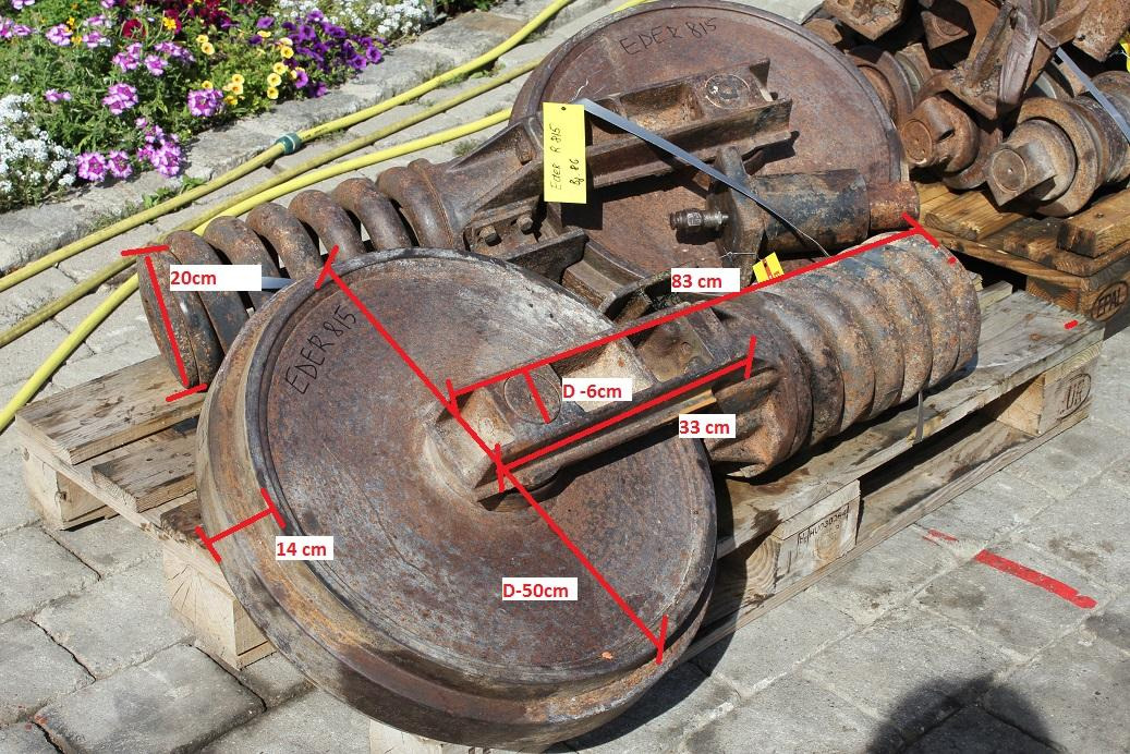 Eder R815 - Ritošās daļas detaļas - Celtniecības tehnika: foto 2 Eder R815 - Ritošās daļas detaļas - Celtniecības tehnika: foto 2