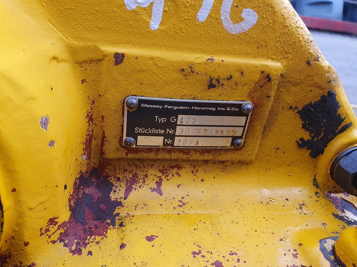 Transmisija - Celtniecības tehnika Hanomag G522 aus 44C: foto 9