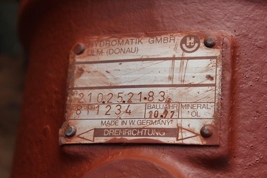 Hydromatik 210.25.21.83 - Sānpārvads - Celtniecības tehnika: foto 4 Hydromatik 210.25.21.83 - Sānpārvads - Celtniecības tehnika: foto 4