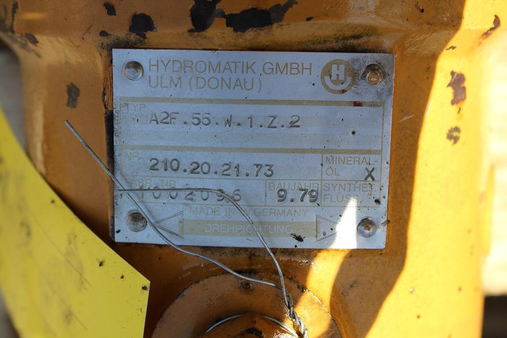 Hydromatik A2F55 W aus LH R 921 - Sānpārvads - Celtniecības tehnika: foto 2 Hydromatik A2F55 W aus LH R 921 - Sānpārvads - Celtniecības tehnika: foto 2