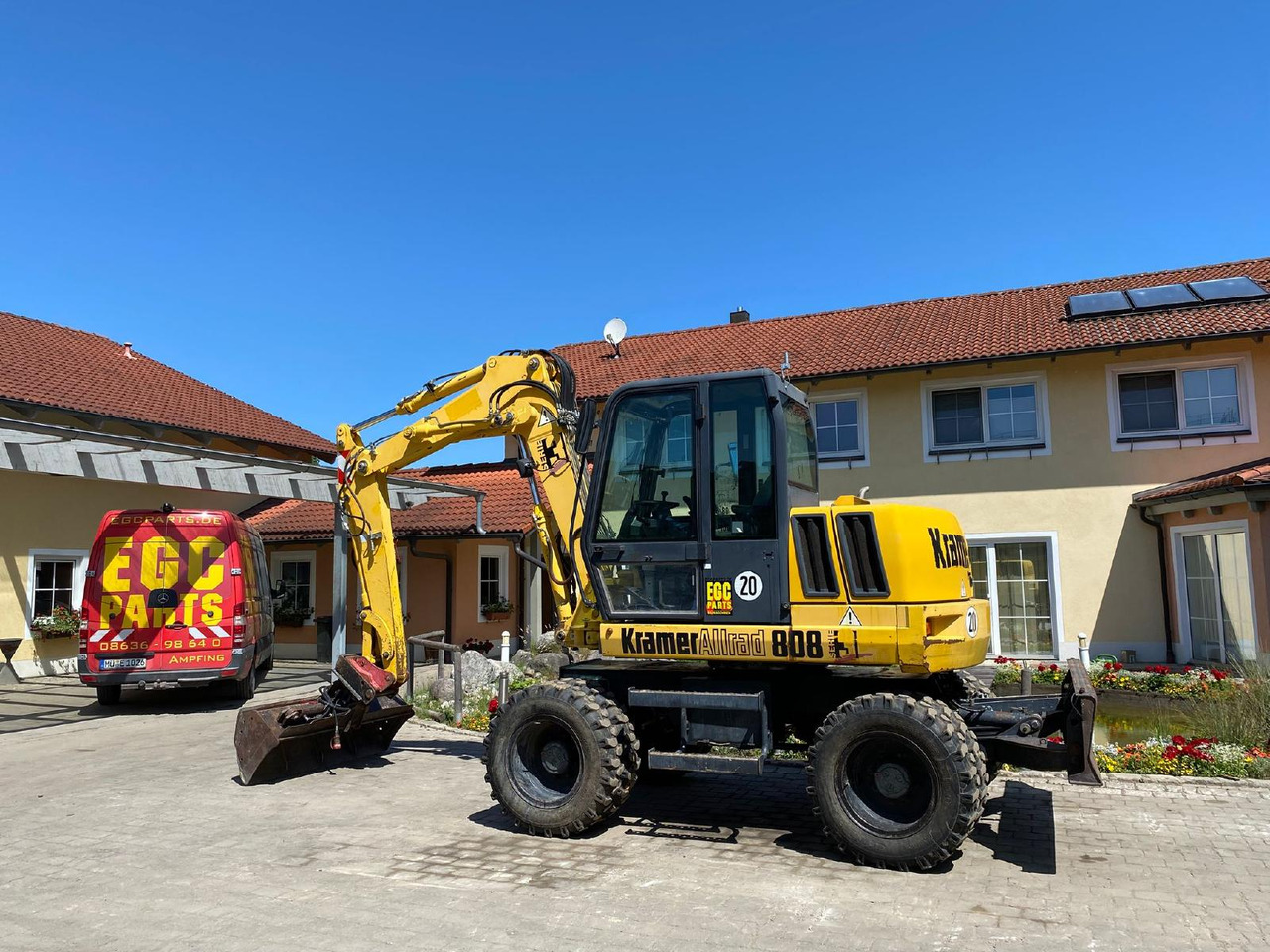 Kramer 808-3 - Riteņu ekskavators: foto 1 Kramer 808-3 - Riteņu ekskavators: foto 1