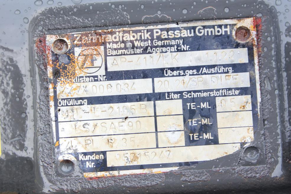 Liebherr LH 551 Achse 411/LK - Asis un rezerves daļas - Celtniecības tehnika: foto 3 Liebherr LH 551 Achse 411/LK - Asis un rezerves daļas - Celtniecības tehnika: foto 3