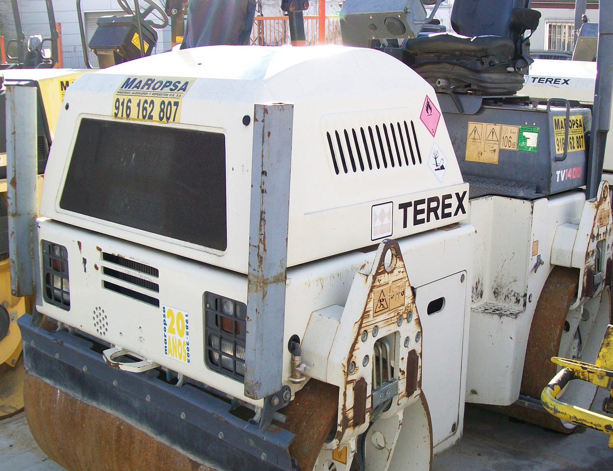 Doble Vibrante Terex TV 1400 - Ceļu veltnis: foto 1 Doble Vibrante Terex TV 1400 - Ceļu veltnis: foto 1
