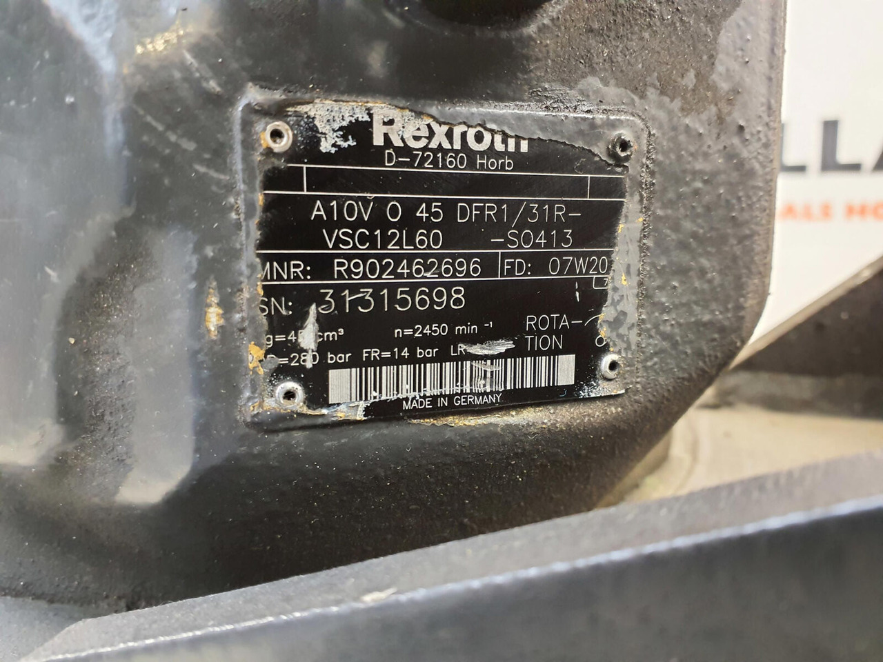 Hidrauliskais sūknis - Autoceltnis FAUN ATF 50G-3 AXIAL PISTON PUMP combi: foto 10