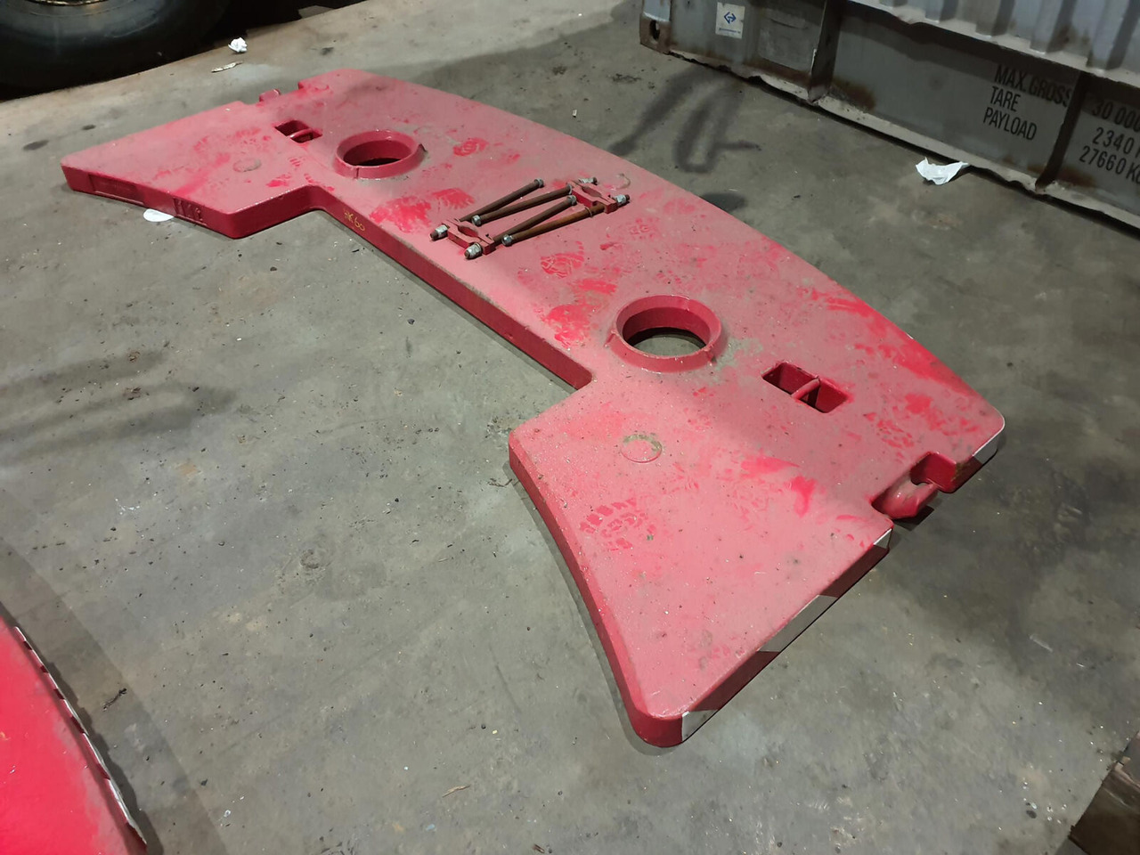 FAUN AUN HK 60 Counterweight 1,1 ton - Pretsvars - Autoceltnis: foto 1 FAUN AUN HK 60 Counterweight 1,1 ton - Pretsvars - Autoceltnis: foto 1