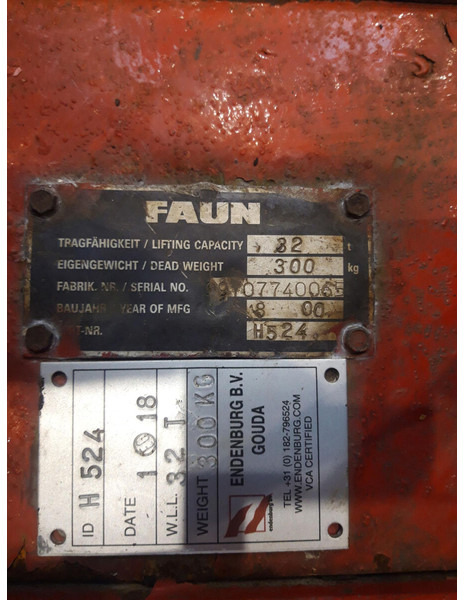 Faun Hookblock 16mm 3 sheave 32 ton - Celtnis-manipulators: foto 5 Faun Hookblock 16mm 3 sheave 32 ton - Celtnis-manipulators: foto 5