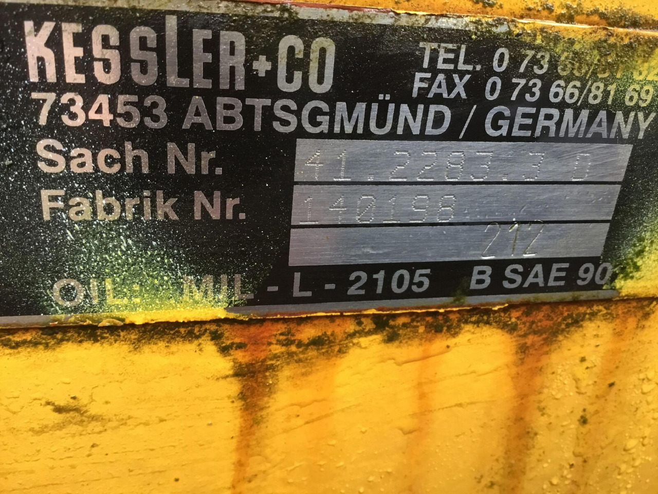 Kessler axle 41.2283.3D - Asis un rezerves daļas - Autoceltnis: foto 5 Kessler axle 41.2283.3D - Asis un rezerves daļas - Autoceltnis: foto 5