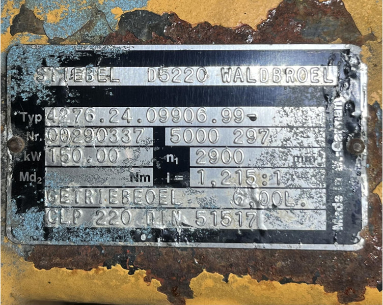 Liebherr LT 1090 Hydro pump gearbox - Hidrauliskais sūknis - Celtnis: foto 5 Liebherr LT 1090 Hydro pump gearbox - Hidrauliskais sūknis - Celtnis: foto 5