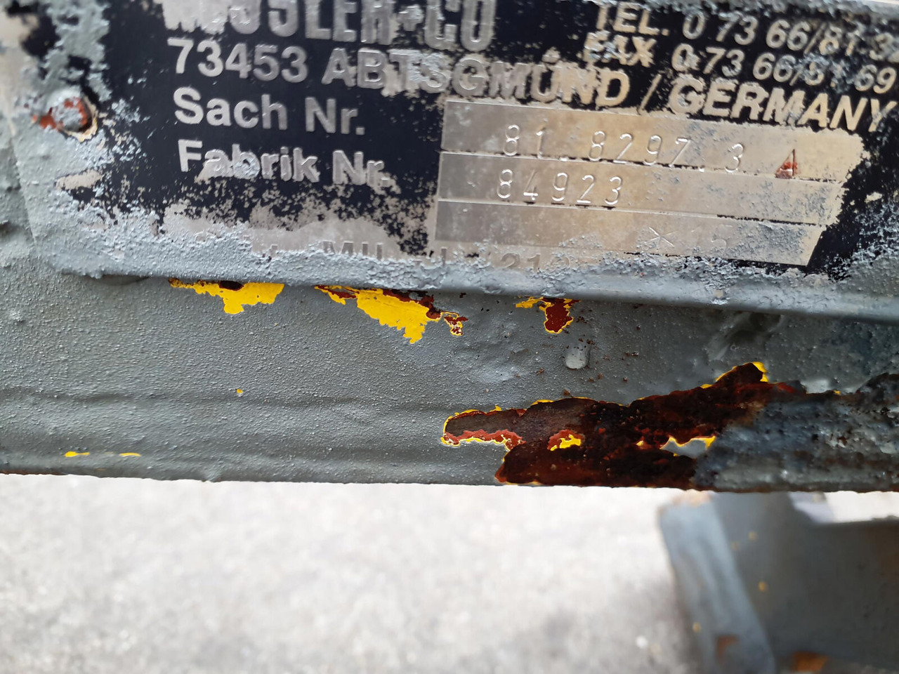 Liebherr LTM 1160-2 axle 1 - Asis un rezerves daļas - Autoceltnis: foto 5 Liebherr LTM 1160-2 axle 1 - Asis un rezerves daļas - Autoceltnis: foto 5