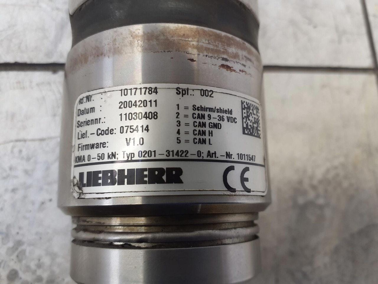 Liebherr MK 88 Sensor Shaft - Sensors - Celtnis: foto 5 Liebherr MK 88 Sensor Shaft - Sensors - Celtnis: foto 5