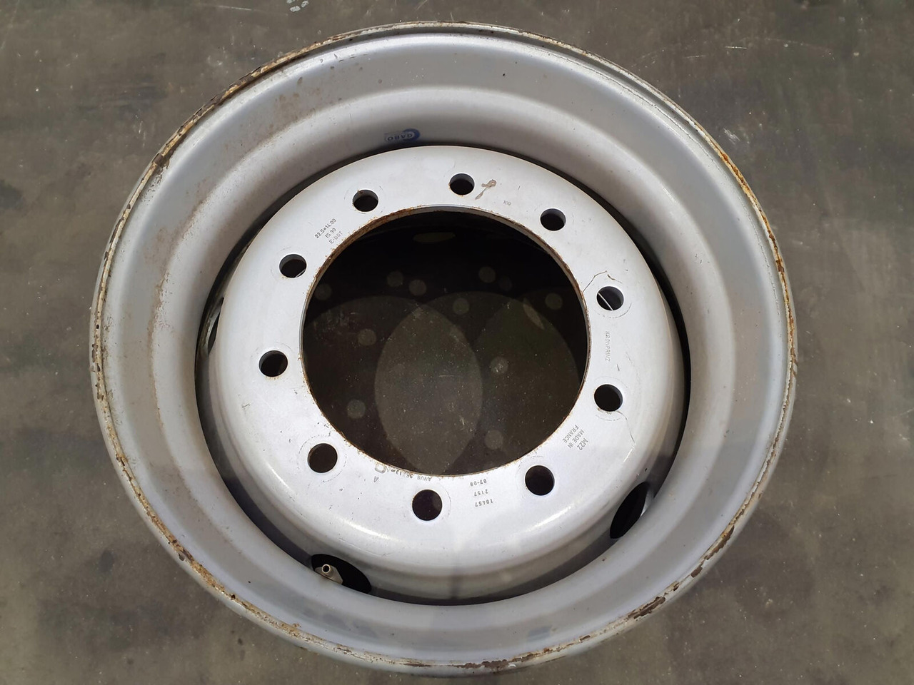 Rim 425/65R22.5 10 9.6 1p - Riteņa disks - Celtnis: foto 2 Rim 425/65R22.5 10 9.6 1p - Riteņa disks - Celtnis: foto 2