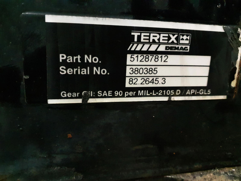 Terex AC 700 Axle 6 - Asis un rezerves daļas - Celtnis: foto 5 Terex AC 700 Axle 6 - Asis un rezerves daļas - Celtnis: foto 5