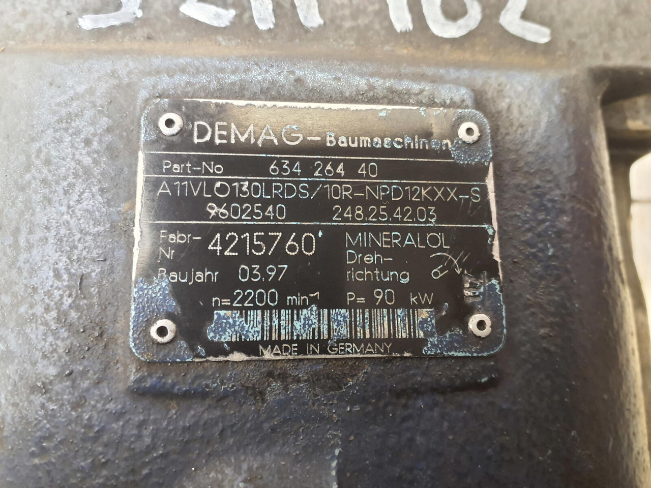 Terex AC 80 pump - Hidrauliskais sūknis - Celtnis: foto 5 Terex AC 80 pump - Hidrauliskais sūknis - Celtnis: foto 5