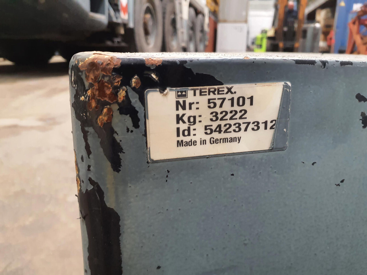 Terex Terex Demag Challenger 4200 counterweight 3.2 Ton - Pretsvars - Autoceltnis: foto 5 Terex Terex Demag Challenger 4200 counterweight 3.2 Ton - Pretsvars - Autoceltnis: foto 5