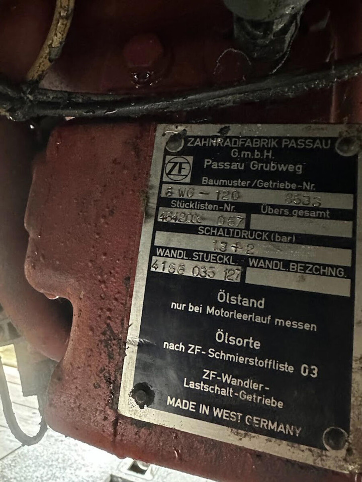 ZF KMK 2025 gearbox 6WG120 - Pārnesumkārba - Autoceltnis: foto 3 ZF KMK 2025 gearbox 6WG120 - Pārnesumkārba - Autoceltnis: foto 3