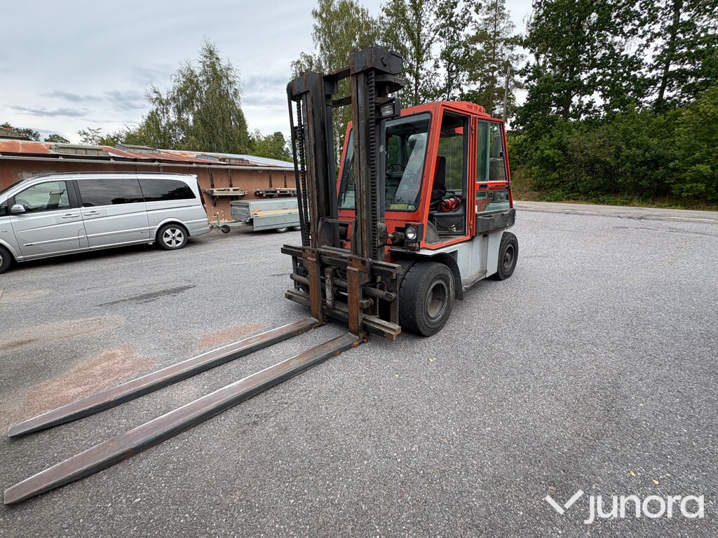 Gaffeltruck 7 ton - Dīzeļiekrāvējs: foto 1 Gaffeltruck 7 ton - Dīzeļiekrāvējs: foto 1