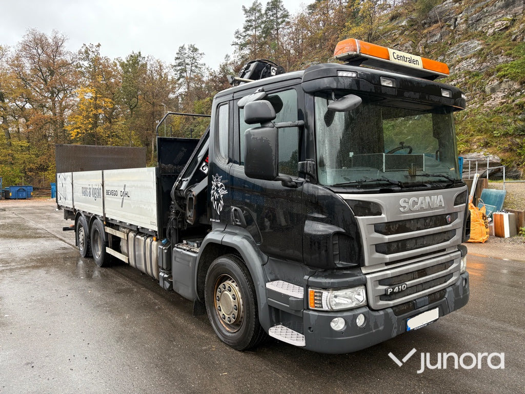 Kranbil - Scania P410, HiAB-kran - Bortu kravas automašīna/ Platforma, Kravas auto ar manipulatoru: foto 5 Kranbil - Scania P410, HiAB-kran - Bortu kravas automašīna/ Platforma, Kravas auto ar manipulatoru: foto 5