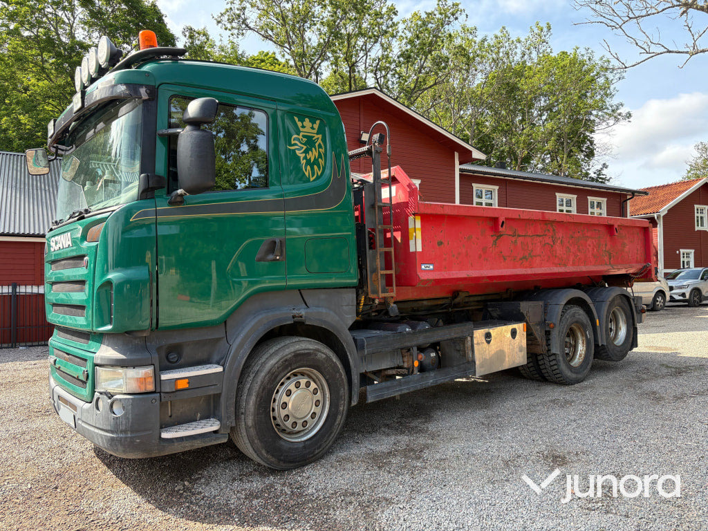 Lastväxlare - Scania R480 - Kravas automašīna pašizgāzējs: foto 1 Lastväxlare - Scania R480 - Kravas automašīna pašizgāzējs: foto 1