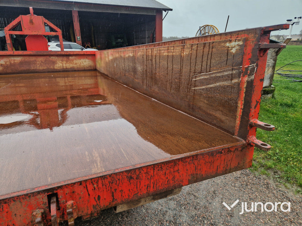 Lastväxlarvagn - Bigab 12-15 Med Flak - Multilift/ Būvgružu konteinera piekabe: foto 2 Lastväxlarvagn - Bigab 12-15 Med Flak - Multilift/ Būvgružu konteinera piekabe: foto 2